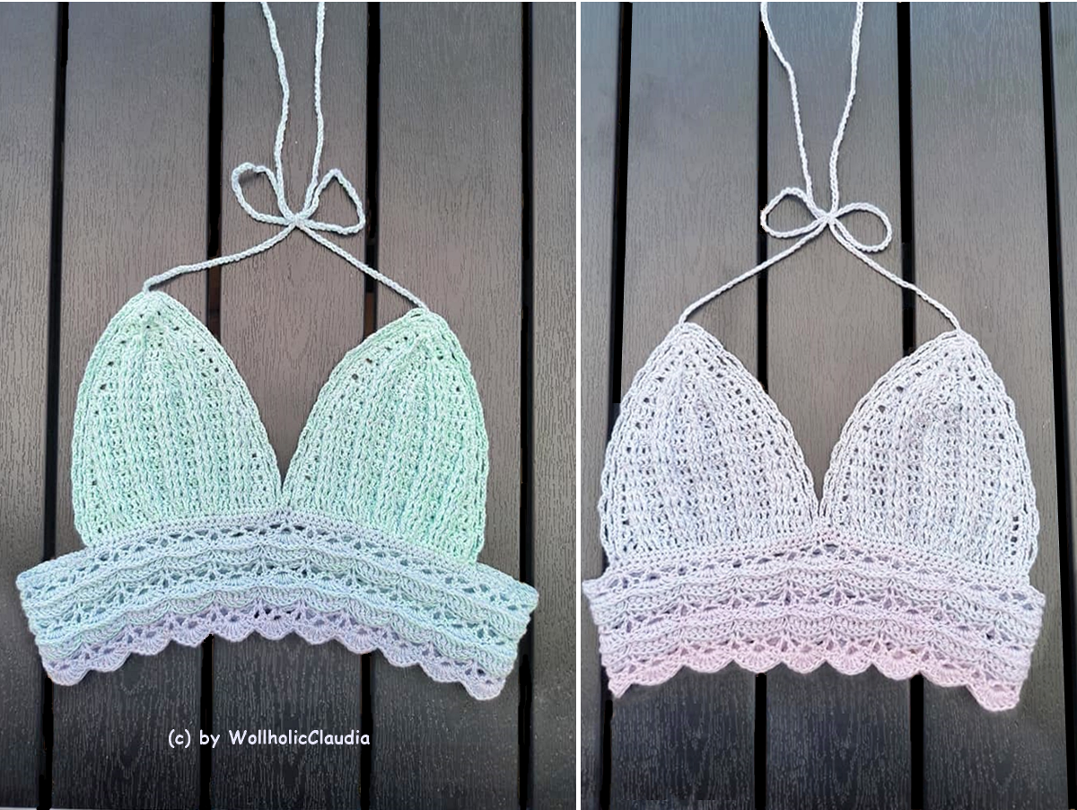 Häkelanleitung Bikini oder Triangel Top "Jola"