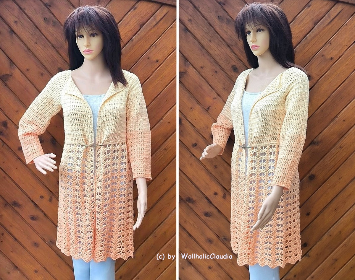 Häkelanleitung Jacke Sommerbrise