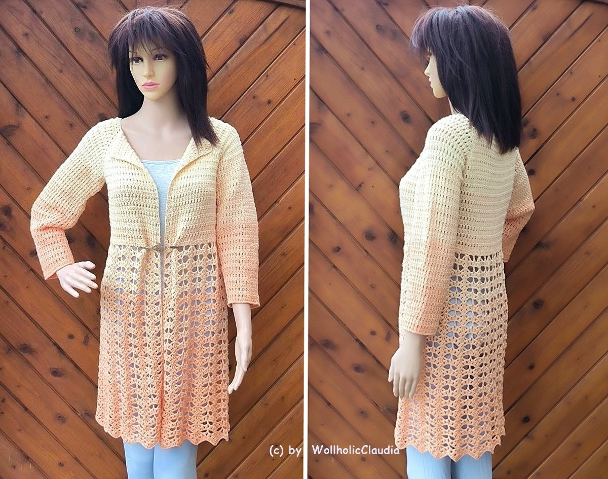 Häkelanleitung Jacke Sommerbrise