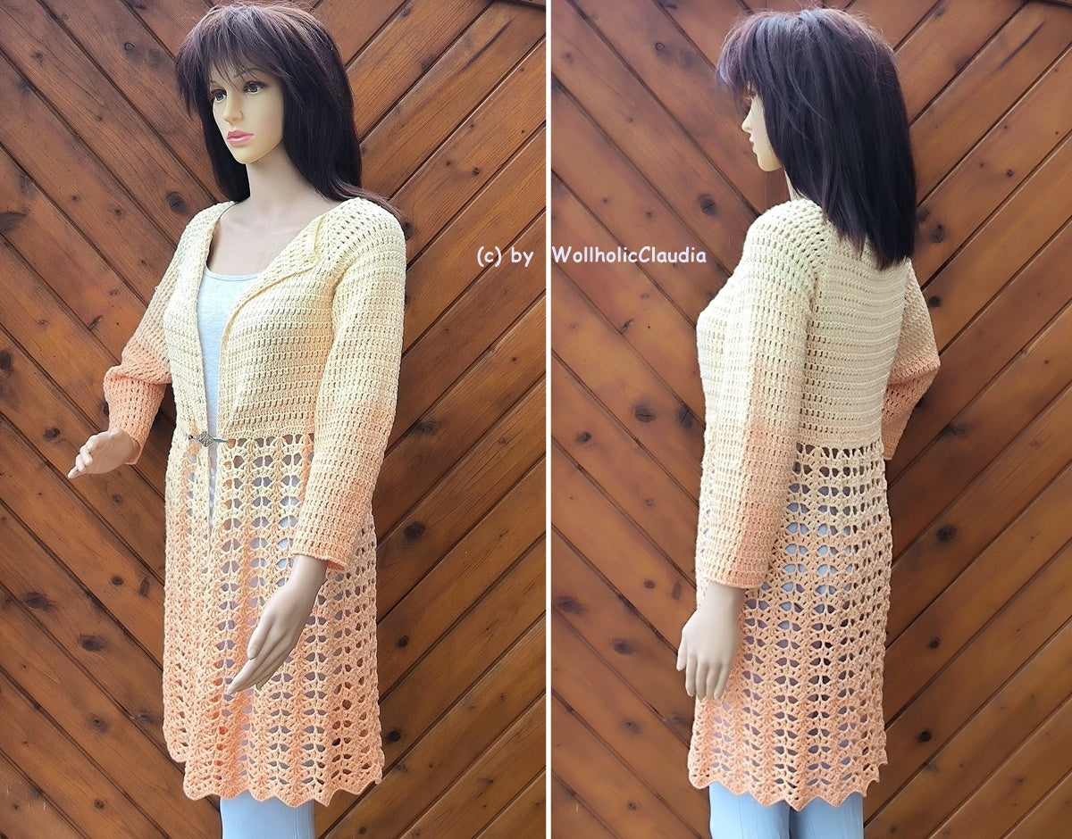 Häkelanleitung Jacke Sommerbrise