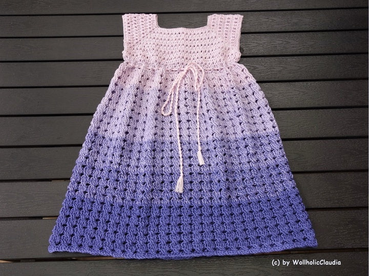Häkelanleitung Kinderkleid oder Tunika "Alina"