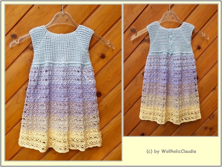 Häkelanleitung Kinderkleid oder Tunika "Lenja"