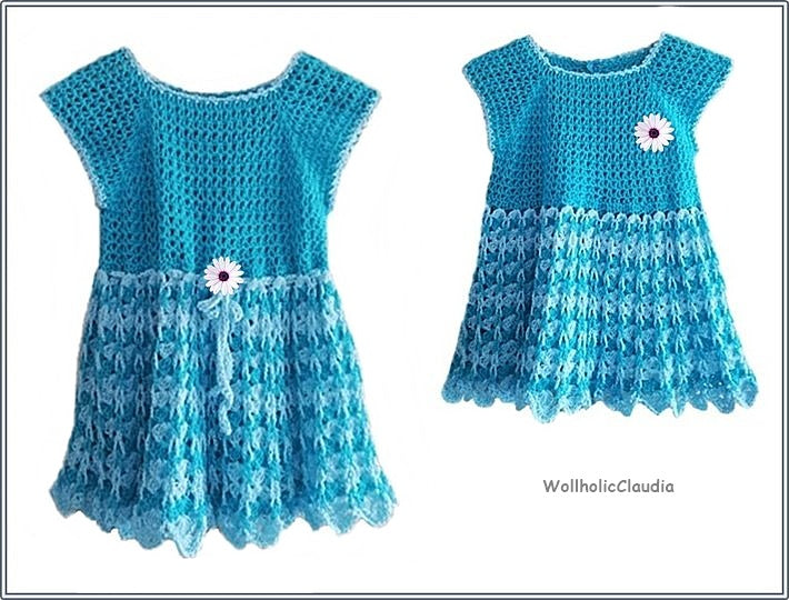 Häkelanleitung Kinderkleid oder Tunika "Mia"