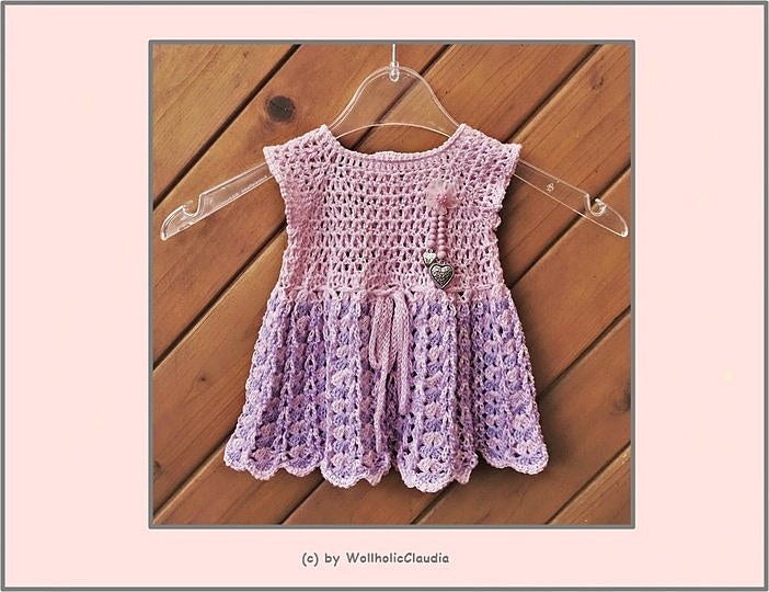 Häkelanleitung Kinderkleid oder Tunika "Mia"
