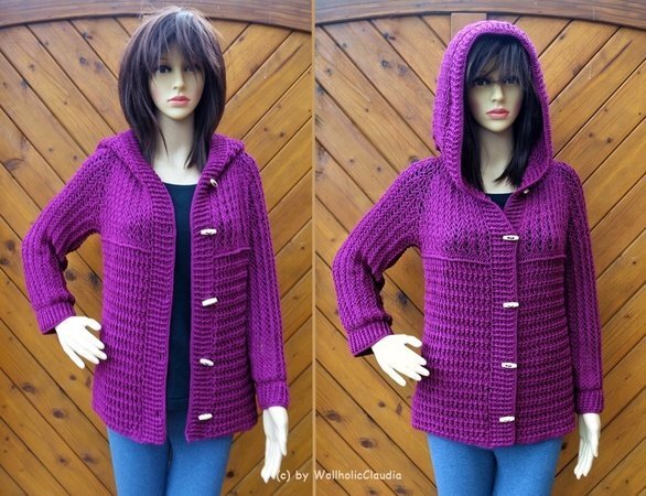 Häkelanleitung Jacke "Kuschelzeit" - alle Größen