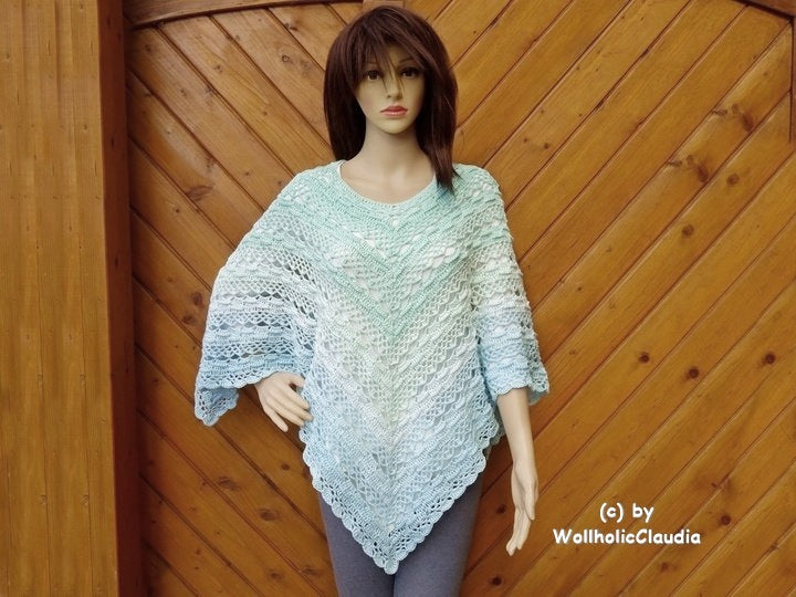 Häkelanleitung Poncho "Adria"