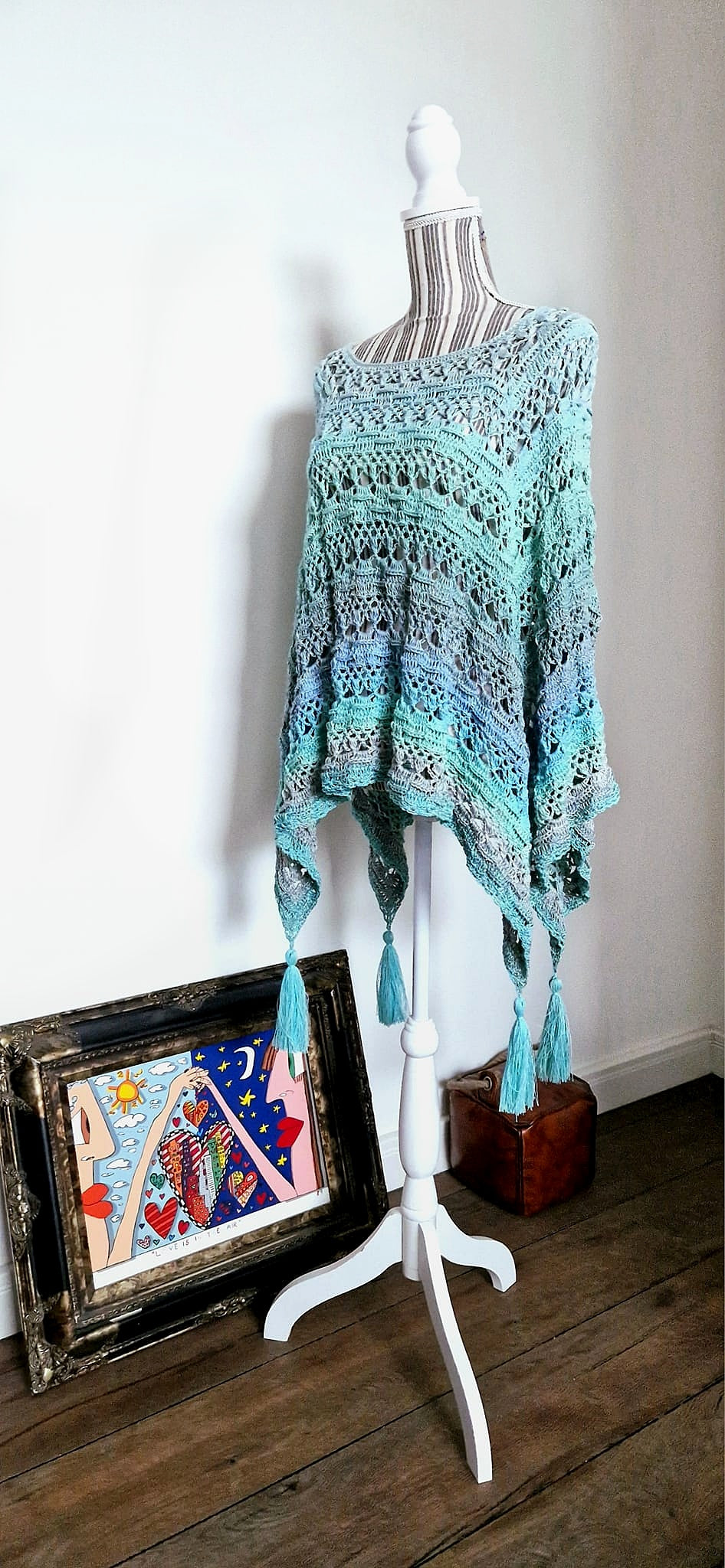 Häkelanleitung Poncho "Adria"