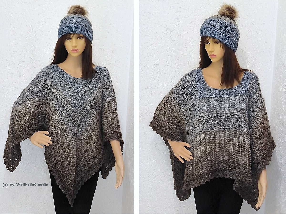 Häkelanleitung Poncho "Cäsar"
