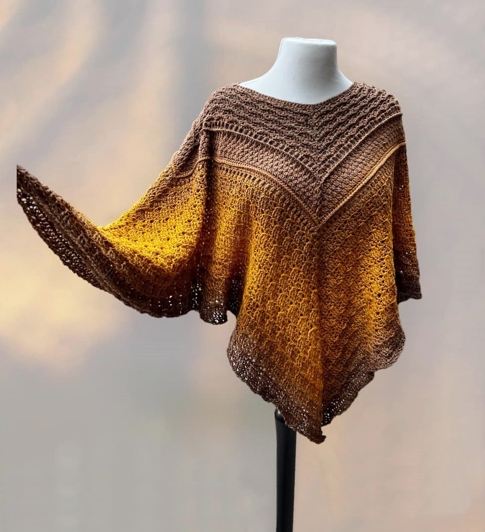 Häkelanleitung Poncho "Florence"