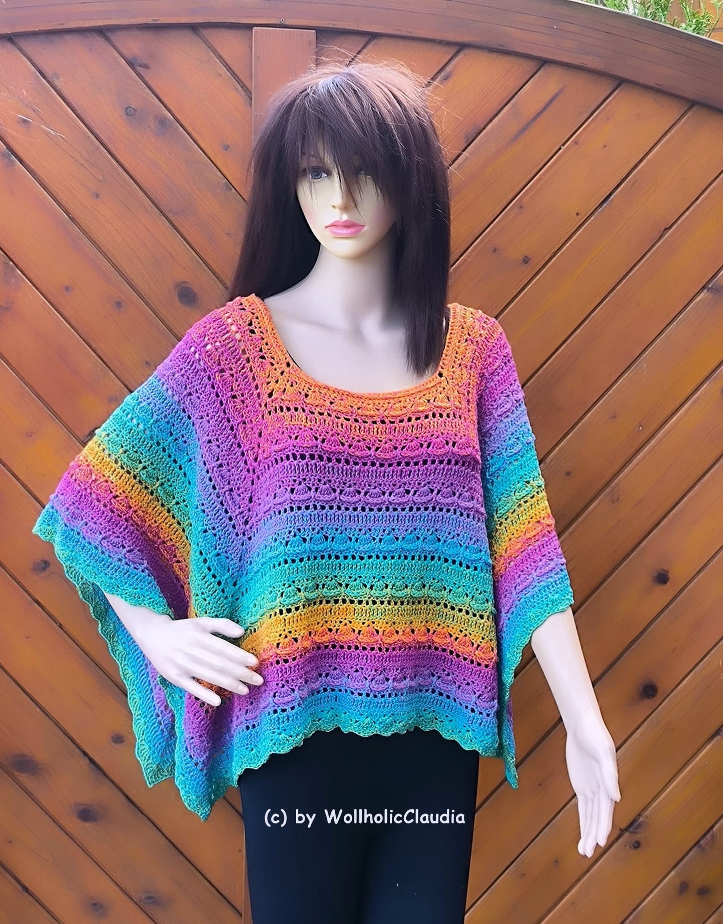 Häkelanleitung Poncho "Sommertanz"