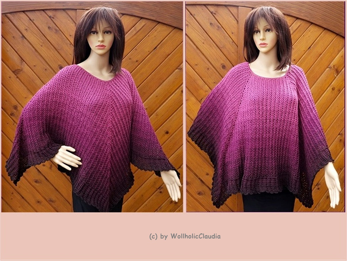 Häkelanleitung Poncho "Zauberland"