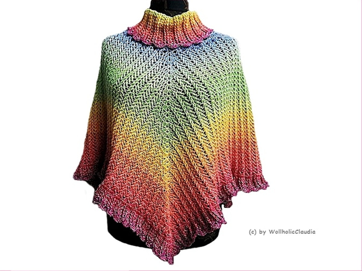 Häkelanleitung Poncho "Zauberland"