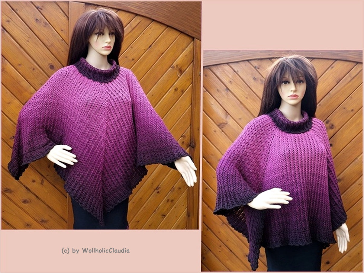 Häkelanleitung Poncho "Zauberland"