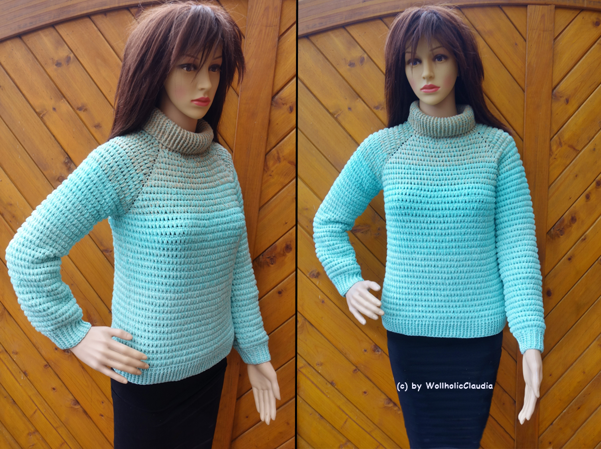 Häkelanleitung Pulli "Antarktis" Damen und Herren