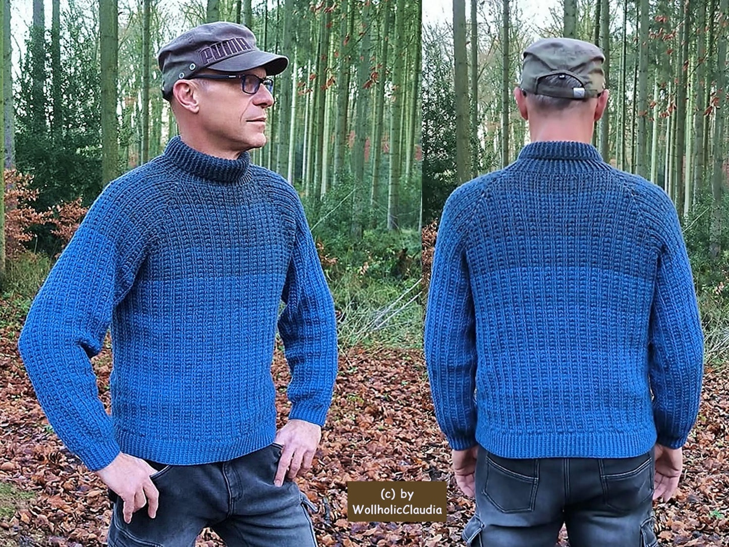 Häkelanleitung Pullover "Wetterfest" für Damen, Herren oder Kinder