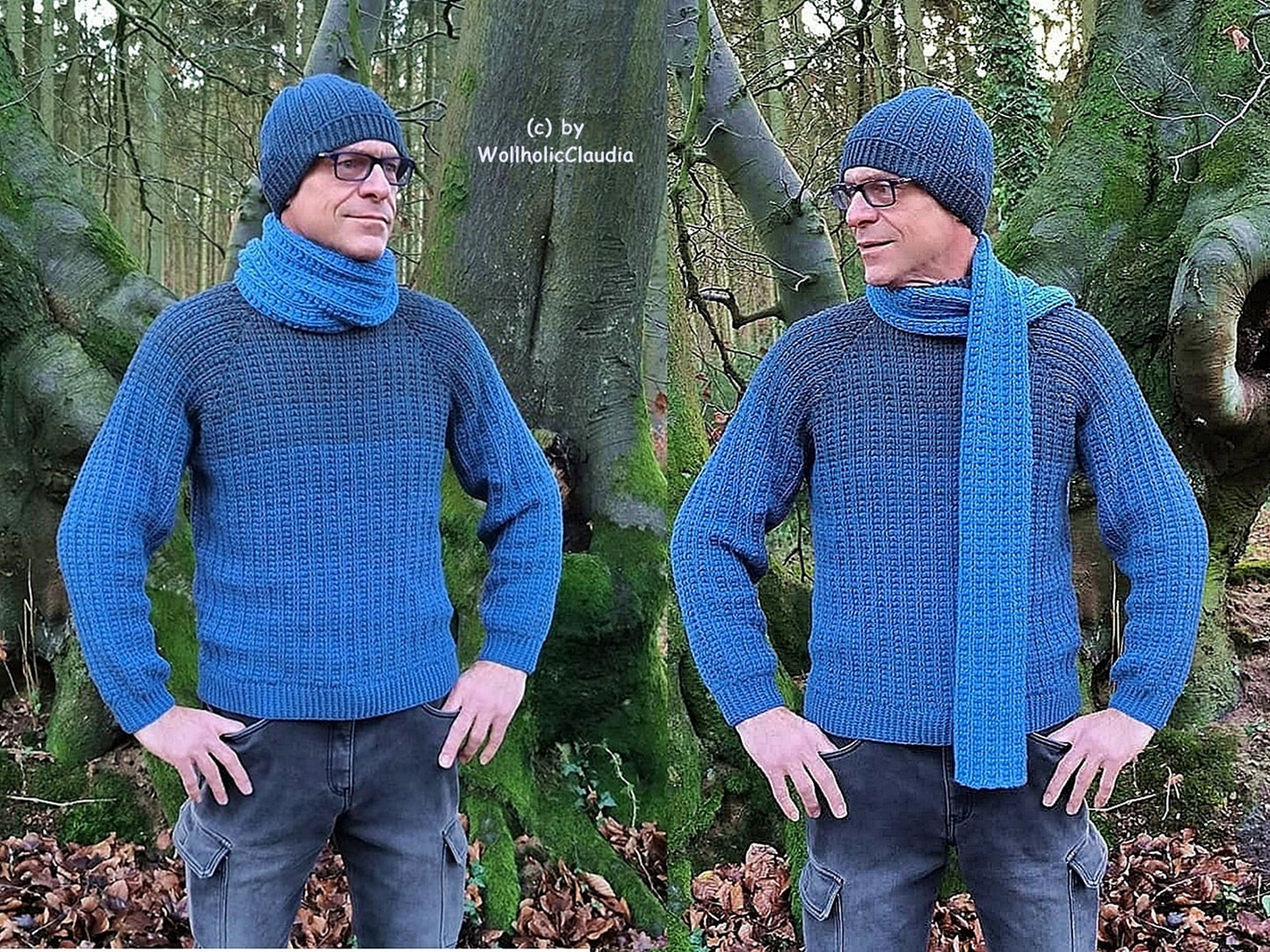 Häkelanleitung Pullover "Wetterfest" für Damen, Herren oder Kinder
