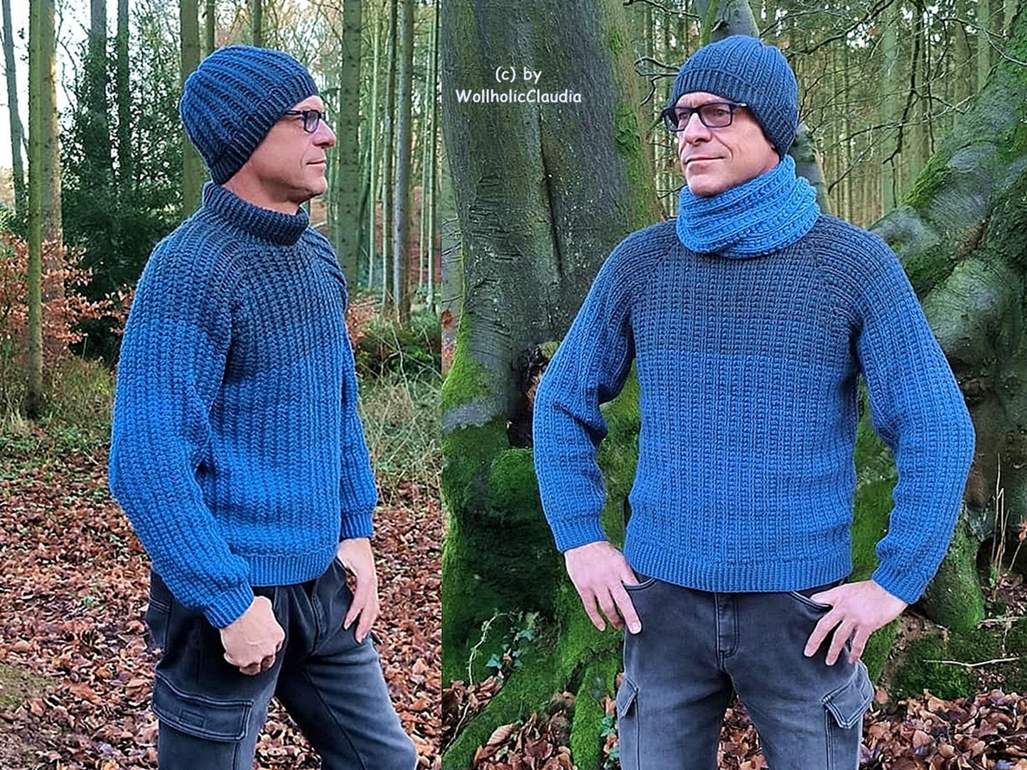 Häkelanleitung Pullover "Wetterfest" für Damen, Herren oder Kinder