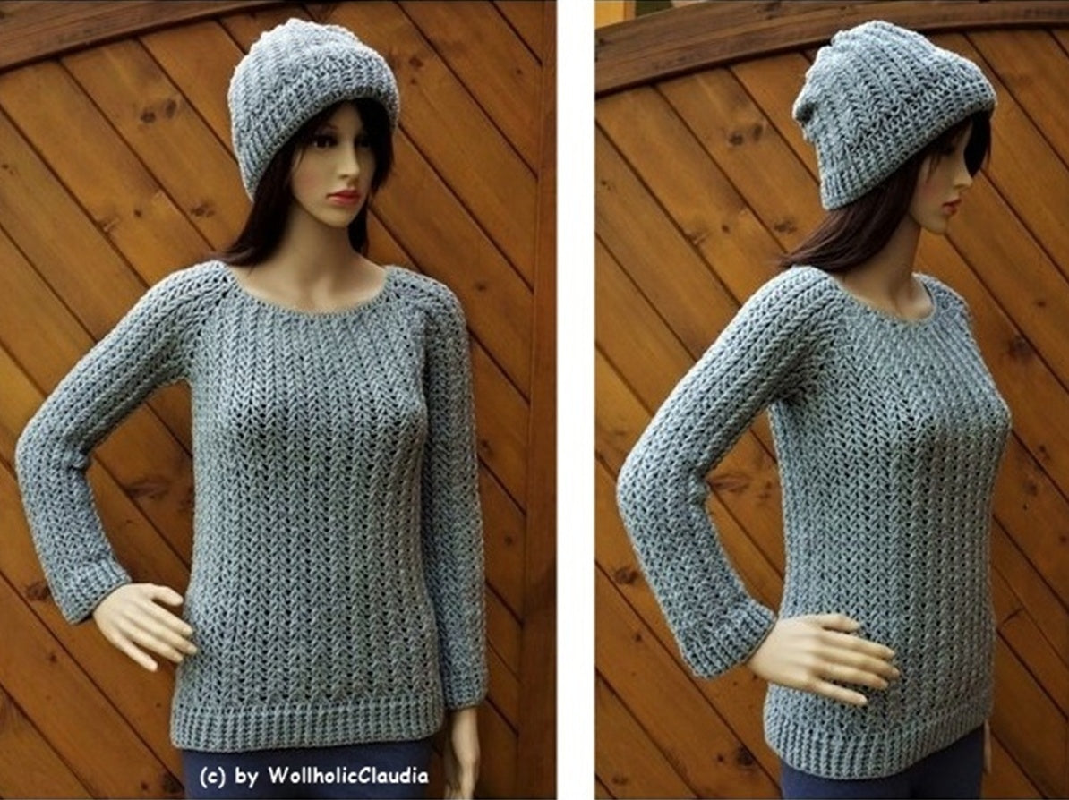 Häkelanleitung Pulli "Zauberland" Damen und Herren