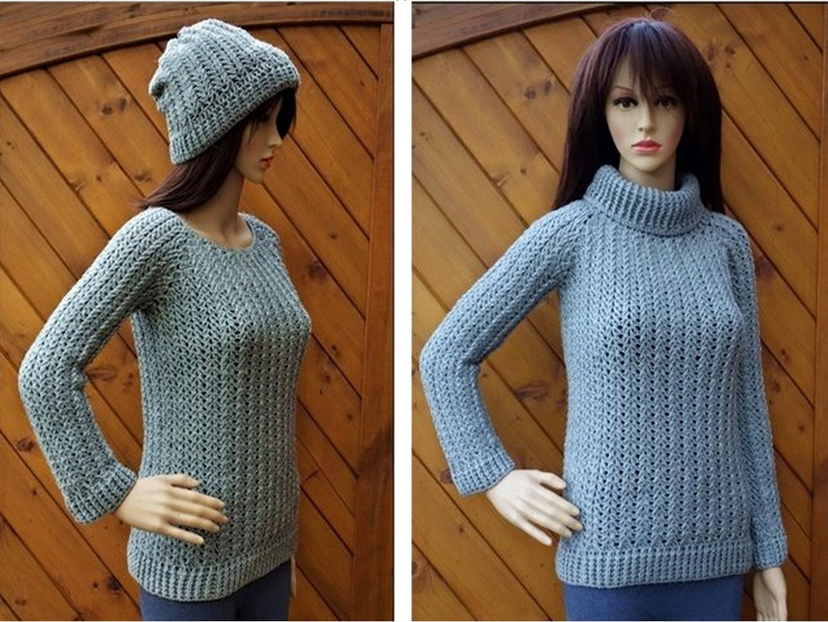 Häkelanleitung Pulli "Zauberland" Damen und Herren