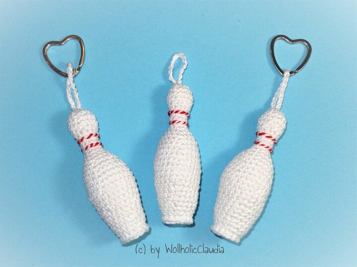 Häkelanleitung Schlüsselanhänger - Taschenbaumler Kegel