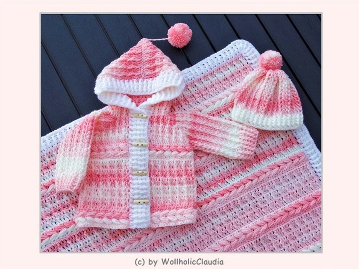 Häkelanleitung Baby-Set Finn und Fiona