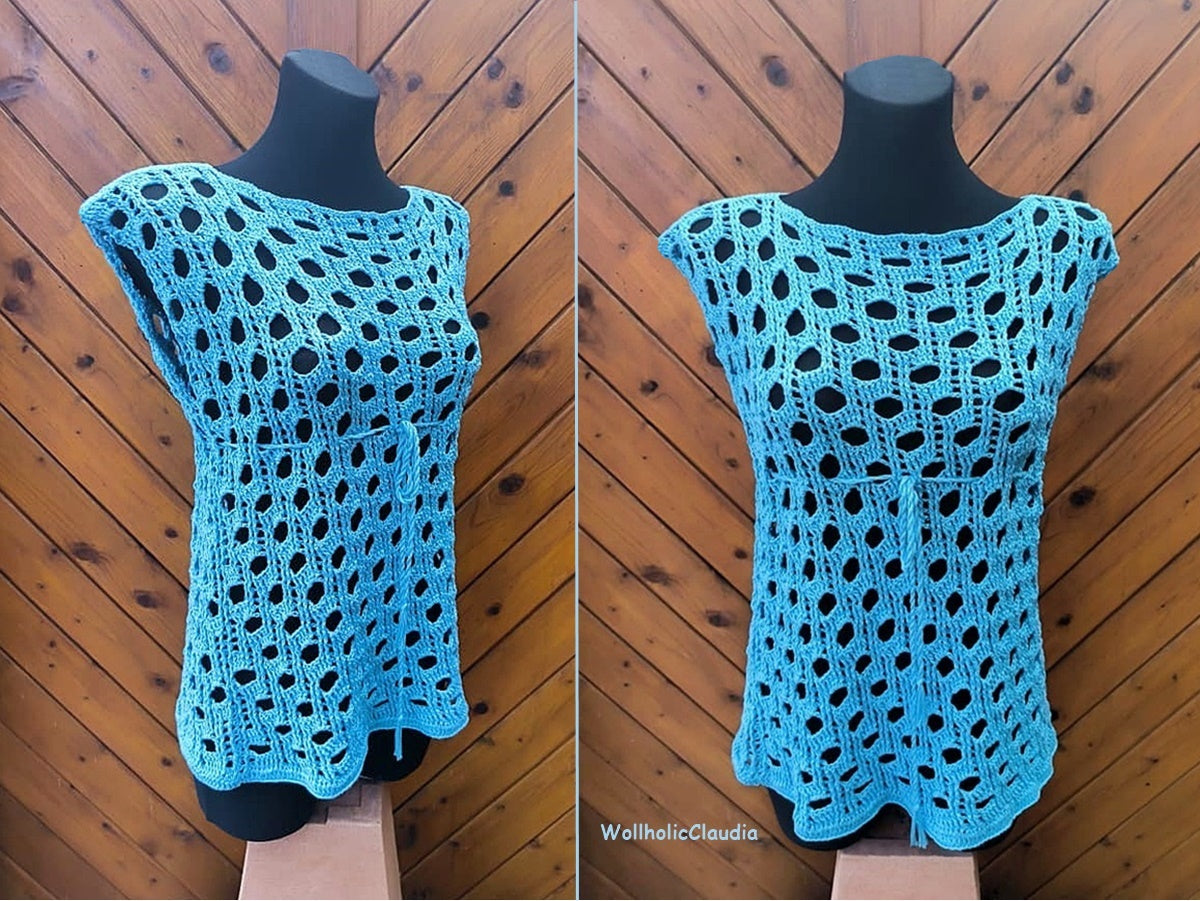 Häkelanleitung Shirt/ Tunika "Tetra"