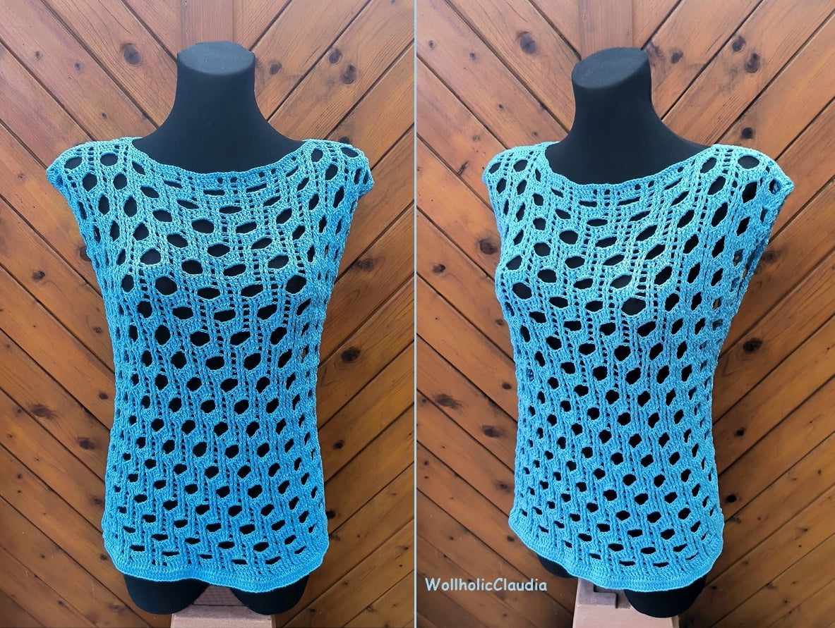 Häkelanleitung Shirt/ Tunika "Tetra"
