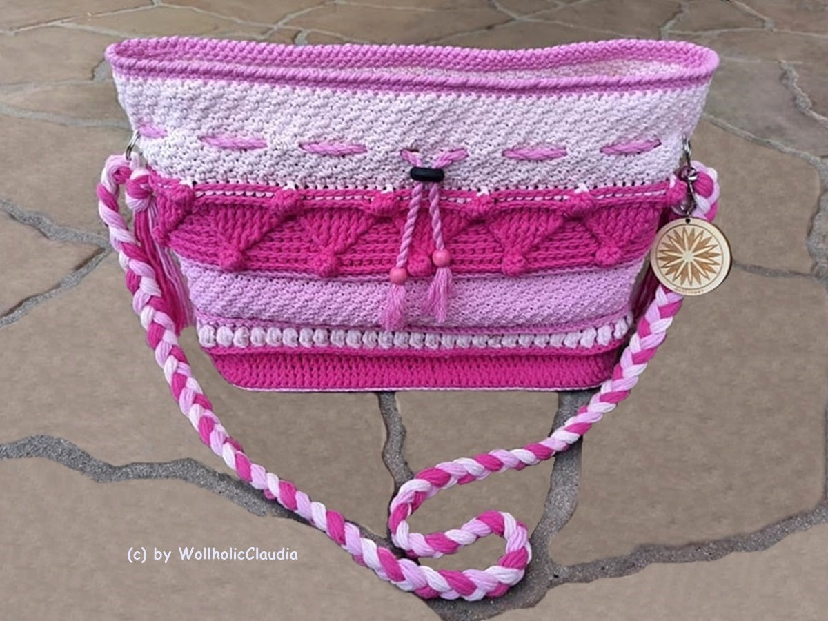 Häkelanleitung Tasche "Sunflower" - 3 Größen