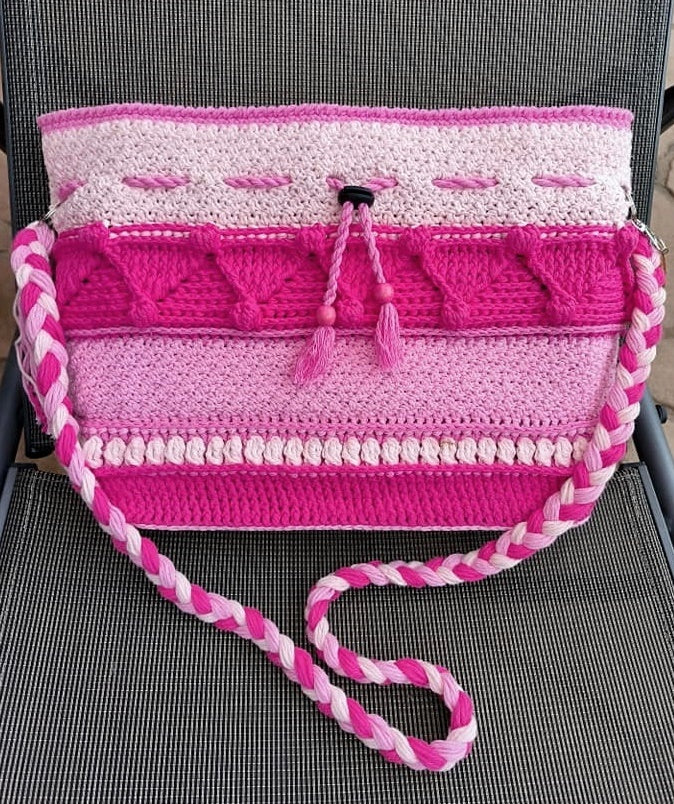 Häkelanleitung Tasche "Sunflower" - 3 Größen