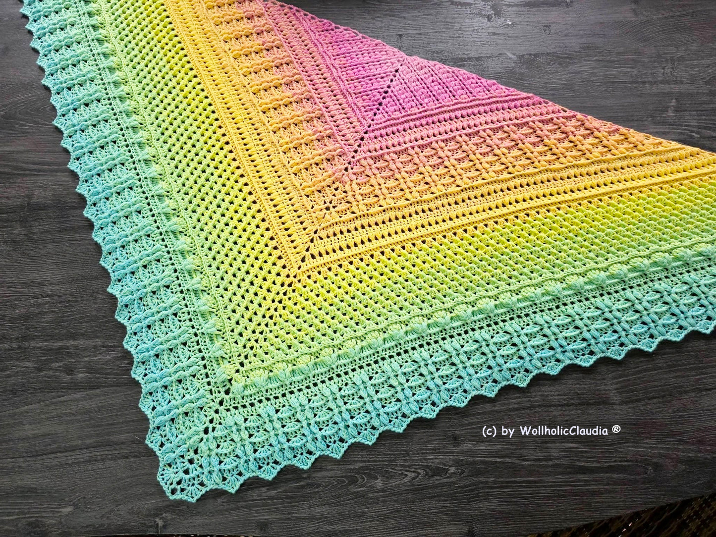 Häkelanleitung Tuch "Watteweich"