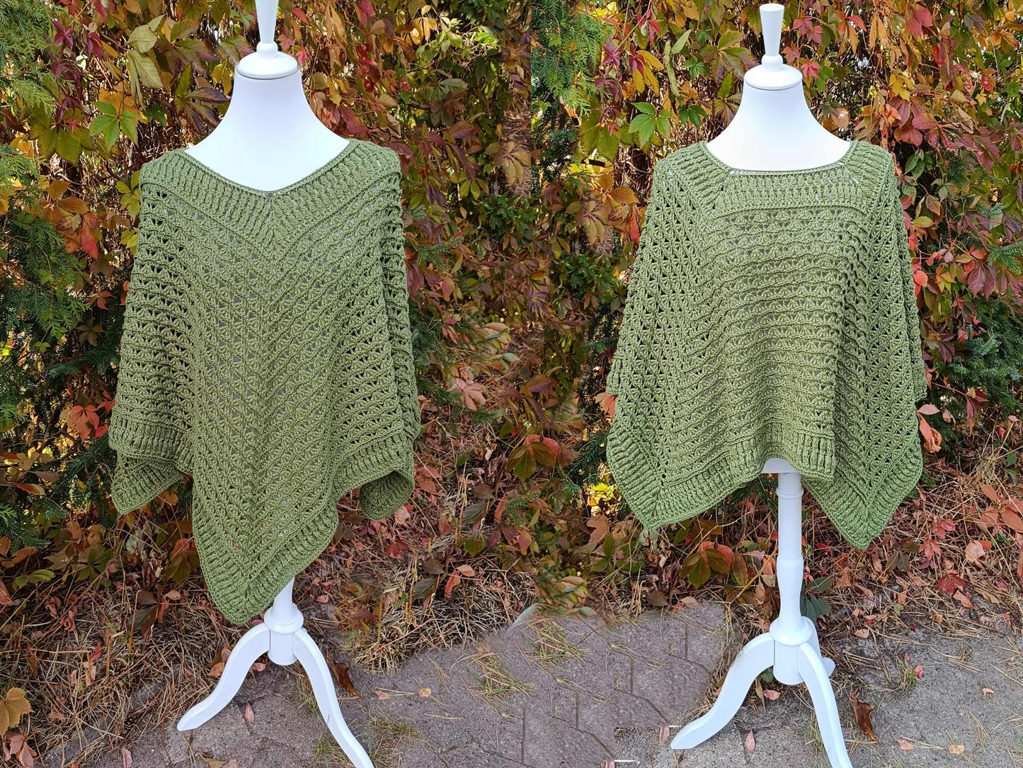 Häkelanleitung Poncho "Windschranke"