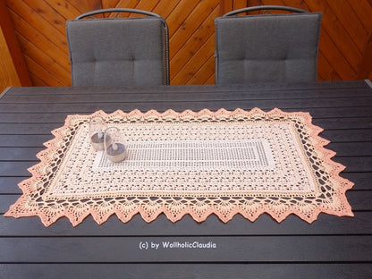 Häkelanleitung Tischläufer "Summer 2022" - 3 Größen