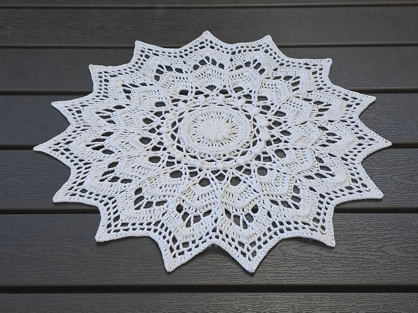 Häkelanleitung Set - Mitteldecke oder Mandala "Traumkristall"