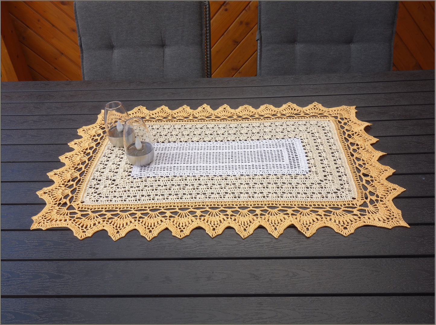 Häkelanleitung Tischläufer "Summer 2022" - 3 Größen