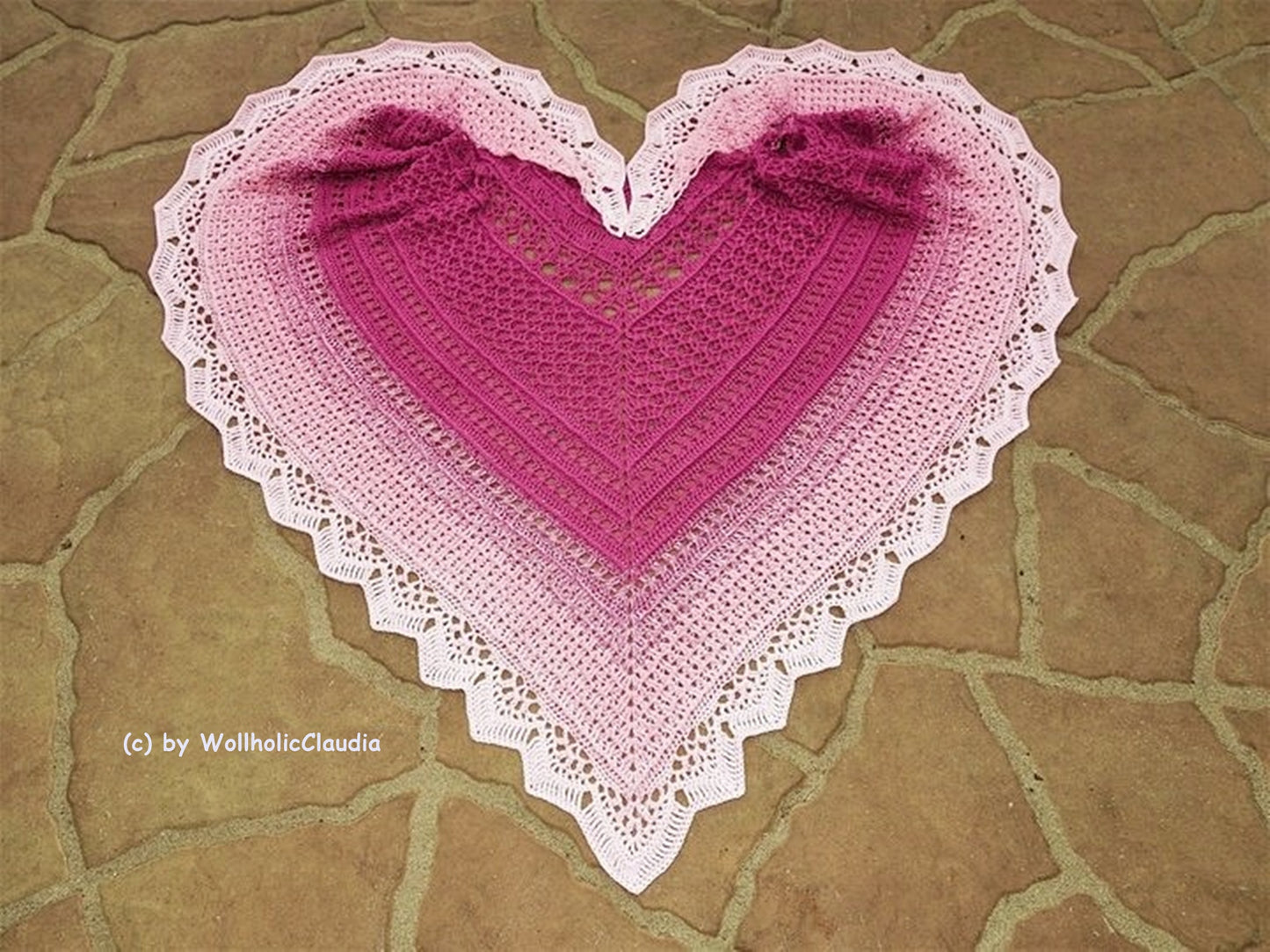 Häkelanleitung Tuch "Best of Wollholic"