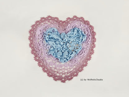 Häkelanleitung Stola "Blütentraum" Größe beliebig