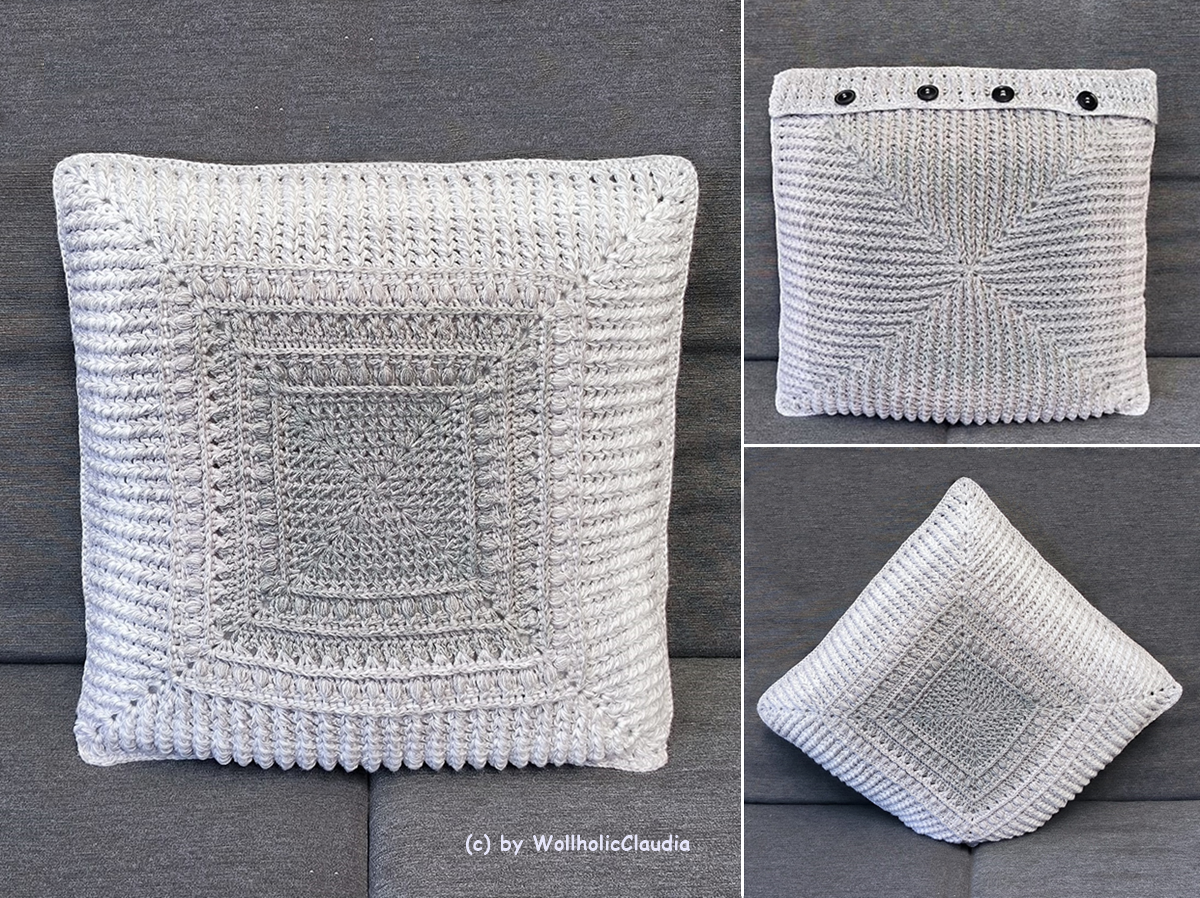 Häkelanleitung Kissen/ Kissenbezug Hypnotic