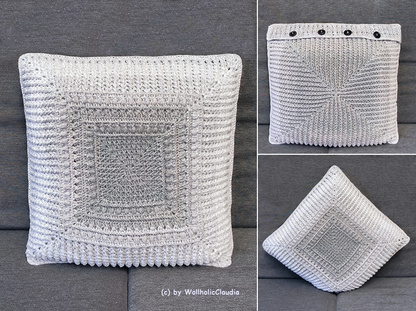 Häkelanleitung Kissen/ Kissenbezug Hypnotic