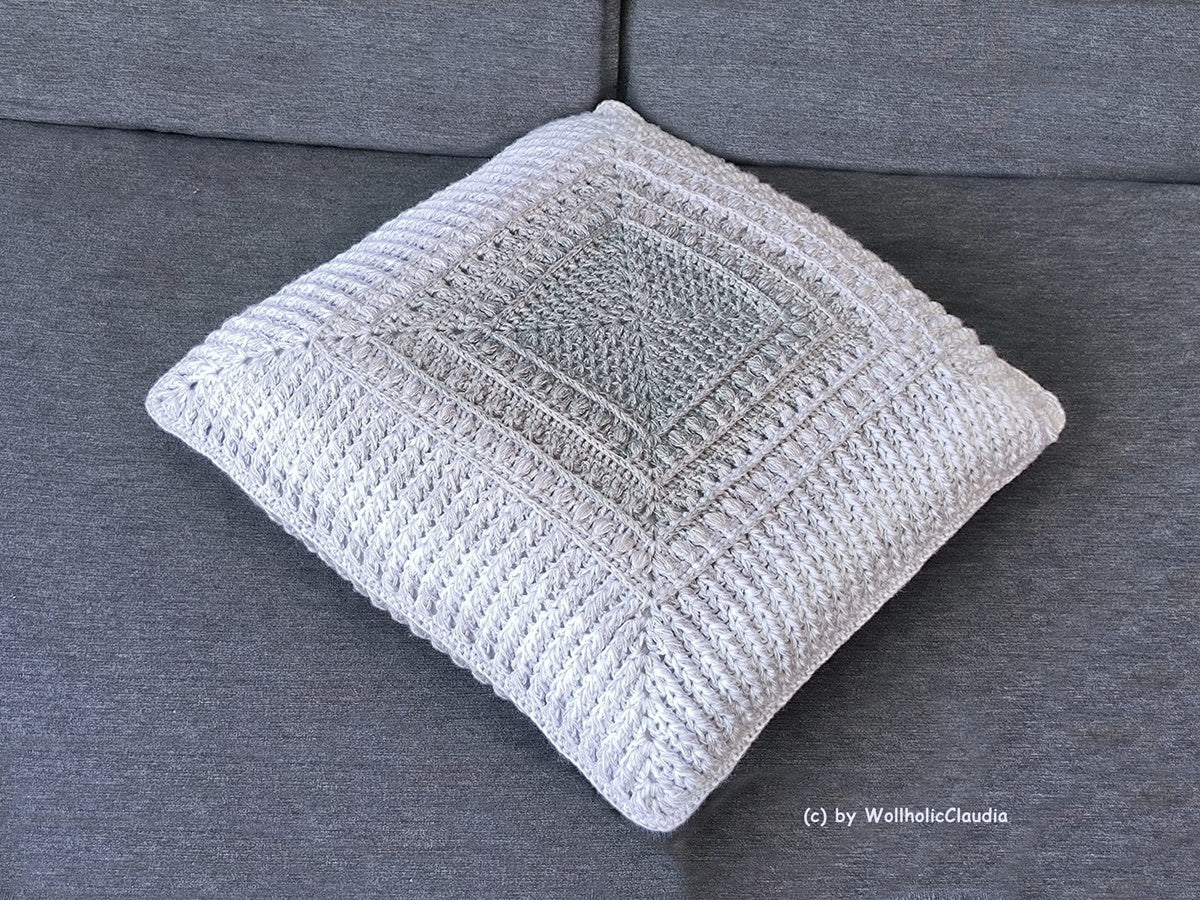 Häkelanleitung Kissen/ Kissenbezug Hypnotic
