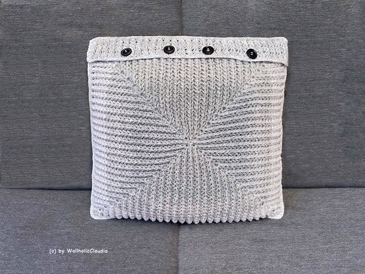 Häkelanleitung Kissen/ Kissenbezug Hypnotic