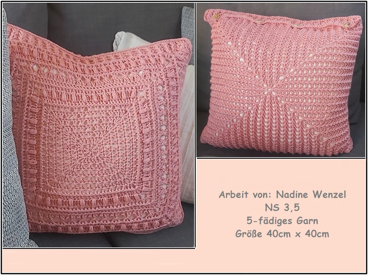 Häkelanleitung Kissen/ Kissenbezug Hypnotic