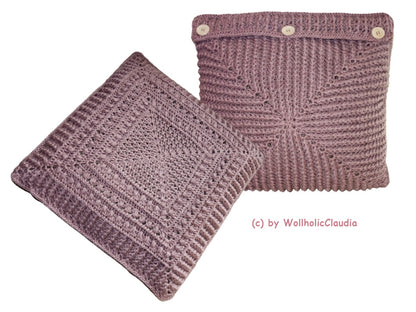 Häkelanleitung Kissen/ Kissenbezug Hypnotic