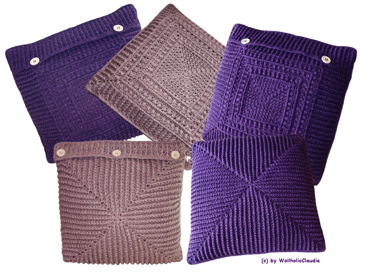 Häkelanleitung Kissen/ Kissenbezug Hypnotic