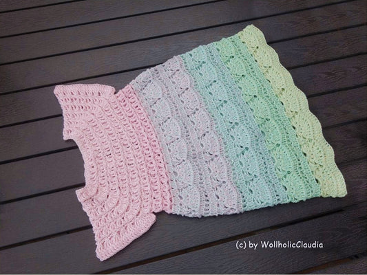 Häkelanleitung Kinderkleid oder Tunika "Blümchen"