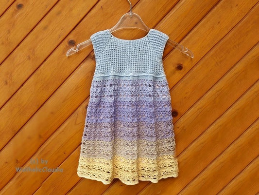 Häkelanleitung Kinderkleid oder Tunika "Lenja"