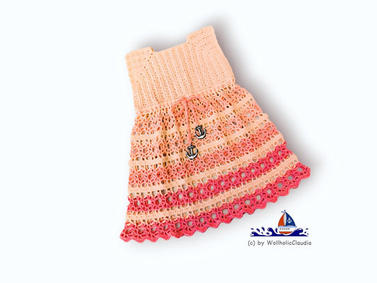 Häkelanleitung Kleid "Soraja" alle Kindergrößen