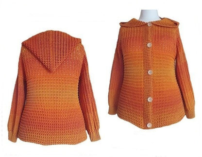 Häkelanleitung Jacke "Kuschelzeit" - alle Größen