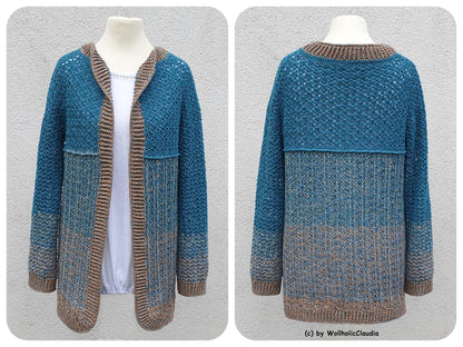 Häkelanleitung Jacke "Kuschelzeit" - alle Größen