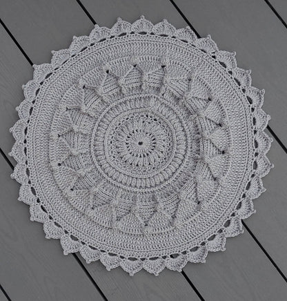 Häkelanleitung Kissen/ Kissenbezug Sunflower - rund und quadratisch - 2er Set