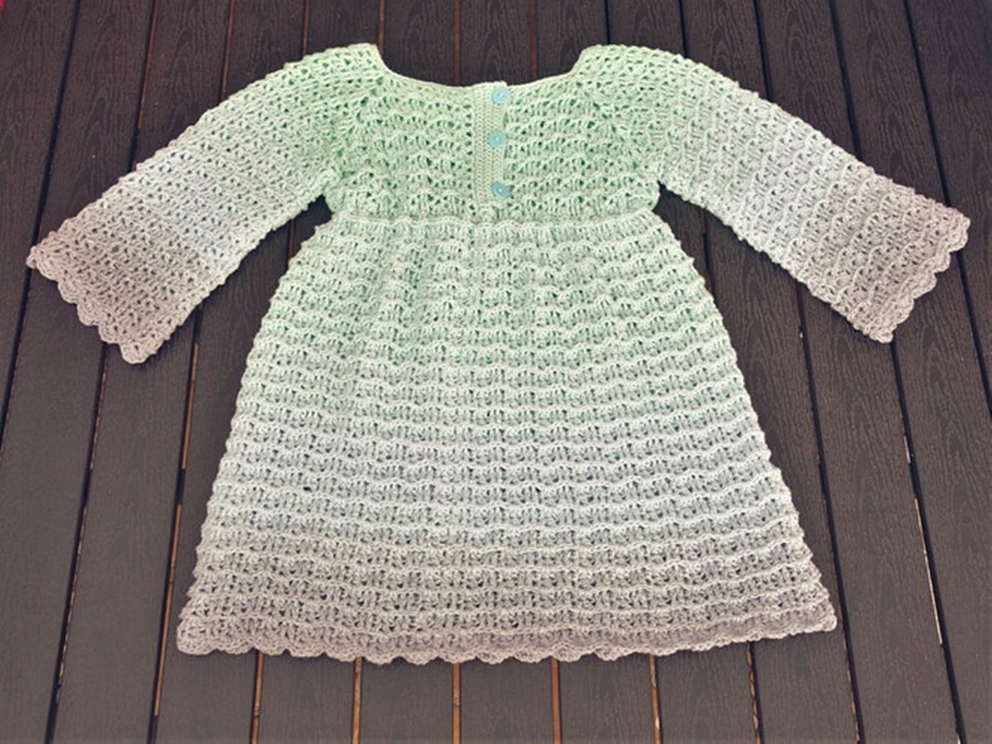 Häkelanleitung Kleid oder Tunika "Mila" - Gr. 50 bis Gr. 152